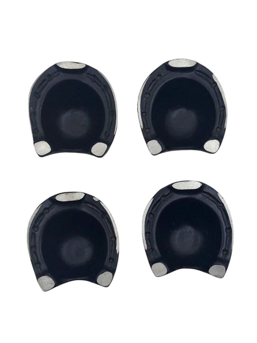 Walter Bosse Equestrian Horseshoe Egg Cups Set Of 4 Austria Vintage Mid-Century